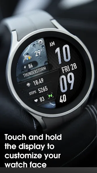 PRADO 23 Weather Watch Face screenshot 2
