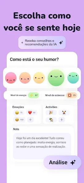 AI daily mood tracker - Moodi screenshot 2