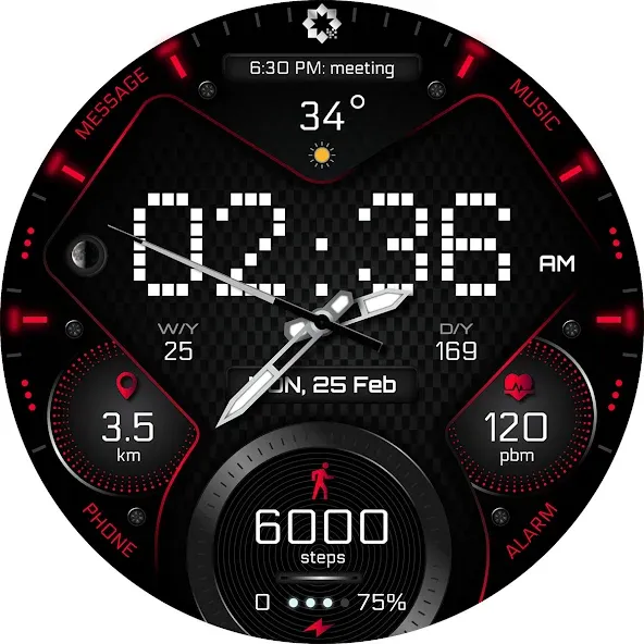 H355 Pixels Watch Face YOSASH screenshot 25