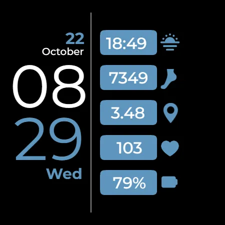 CC Clean 22 Watch Face screenshot 11