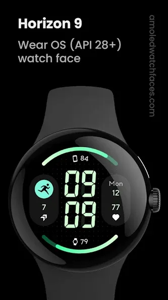 Horizon 9: Watch face screenshot 1