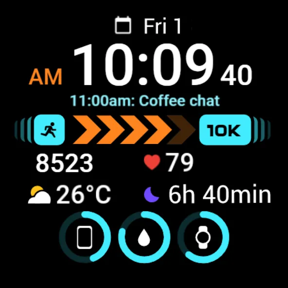PRADO 75 Digital Watch Face screenshot 8