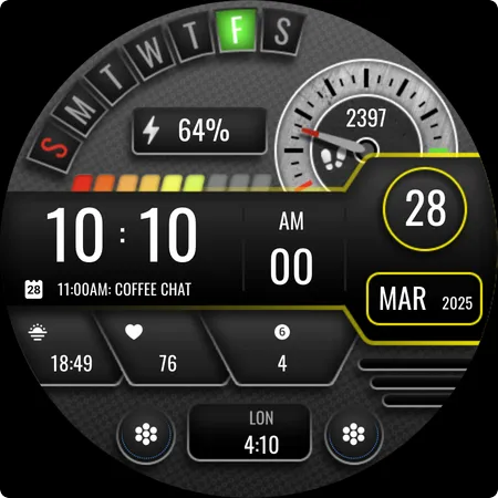 MJ168 Digital Sport Watch Face screenshot 24