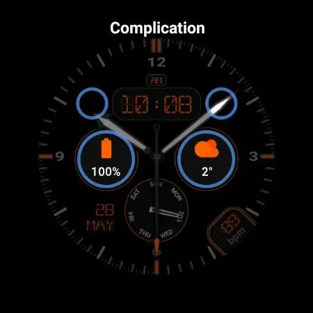 Ortanight - watch face screenshot 24