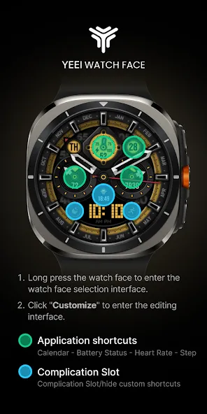 Hybrid power: Watch Face screenshot 3