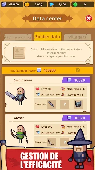 Fabrique de Héros: Idle Game screenshot 8