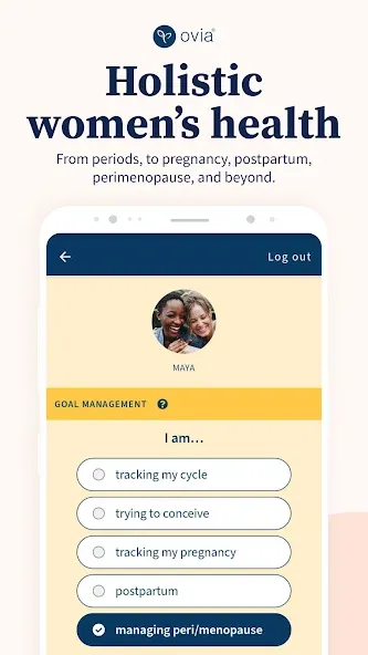Ovia Cycle & Pregnancy Tracker screenshot 1