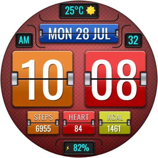 DIGI FLIPNOUR CTS35 Watch face screenshot 20