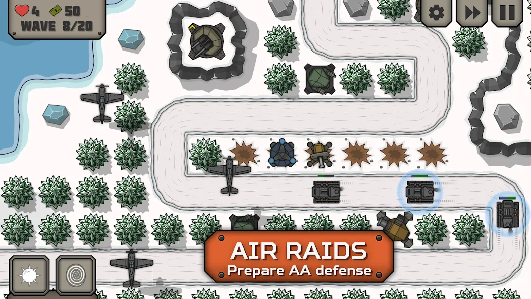 Tactical War 2: Tower Defense screenshot 4