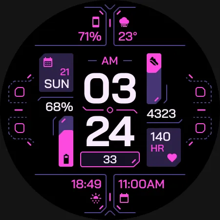 TKS 25 Circuit Watch Face screenshot 14