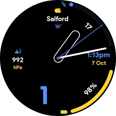 Dark Analog - Watch face screenshot 10