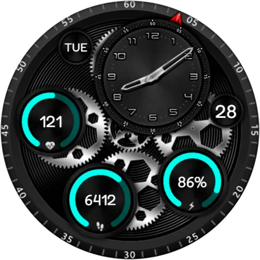RUGAN Rotary URX82 Watch face screenshot 21