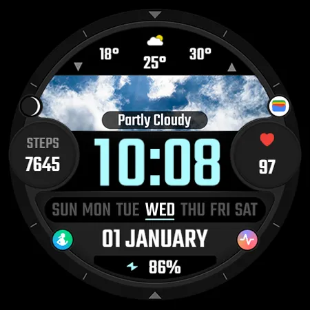 TVV Real Weather Watch Face screenshot 10