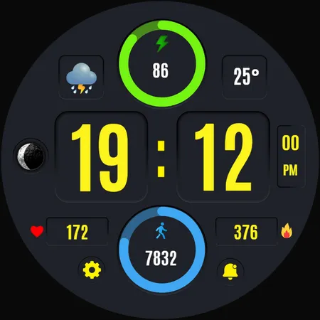 Penia Digital Watch Face screenshot 30