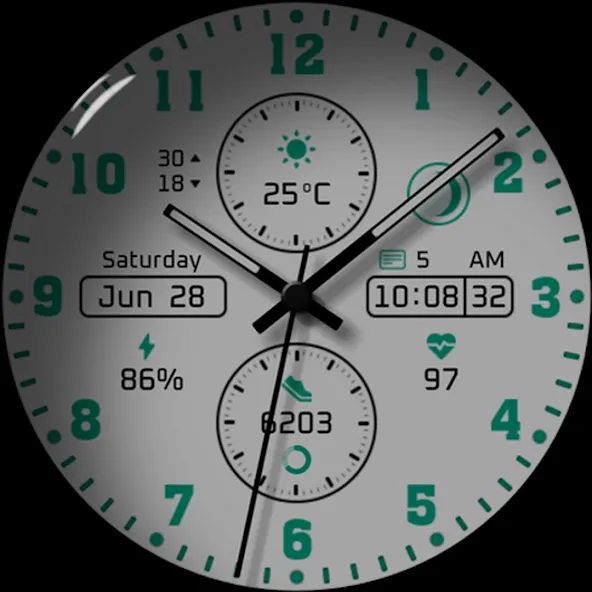 Watch face CNW-34 screenshot 6