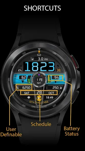 ORB-08-SRM Watch Face screenshot 4