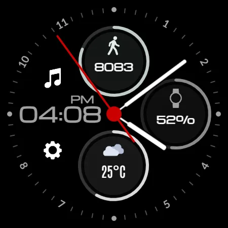 Fusion Rings Watch Face screenshot 11