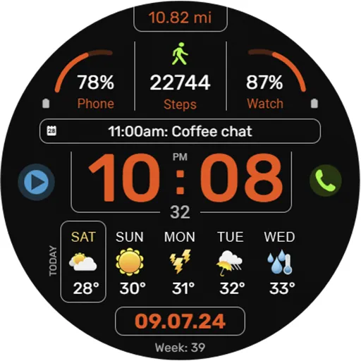 WFP 341 Informer watch face screenshot 36