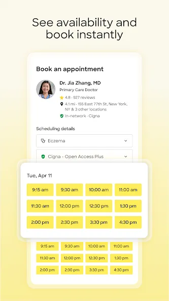 Zocdoc - Find and book doctors screenshot 4