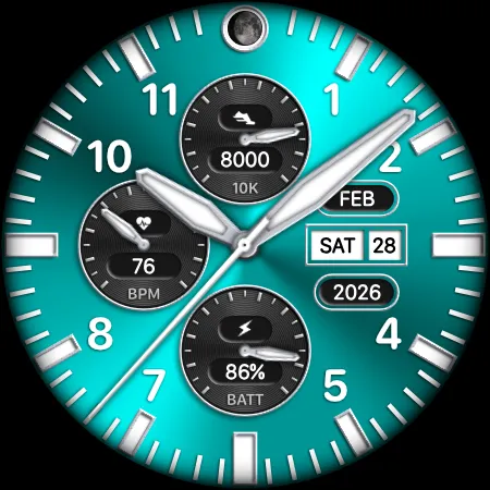 DADAM122: Analog Watch Face screenshot 29