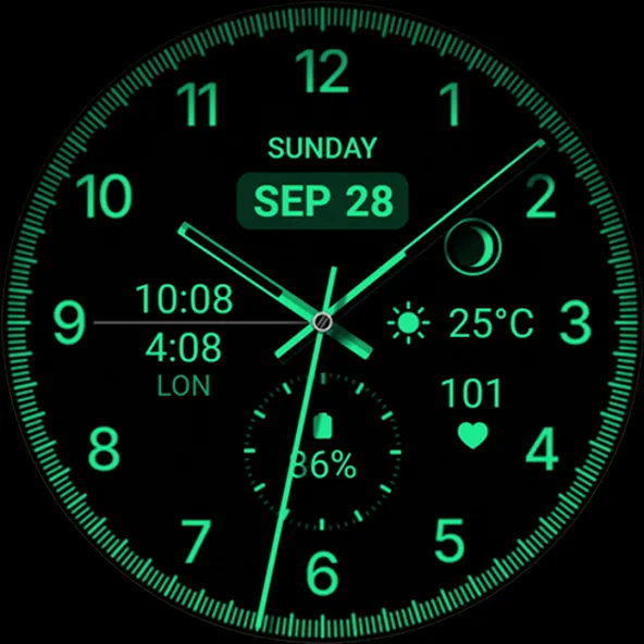 Watch face 10h08.com #78 screenshot 30