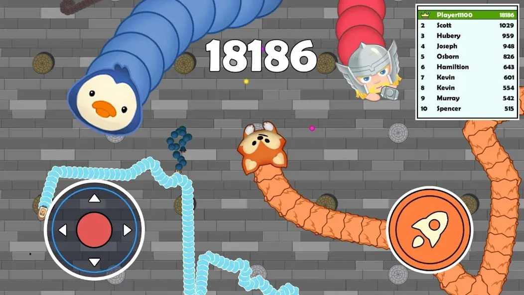 Sneak Snake-Slither Worm Game screenshot 4