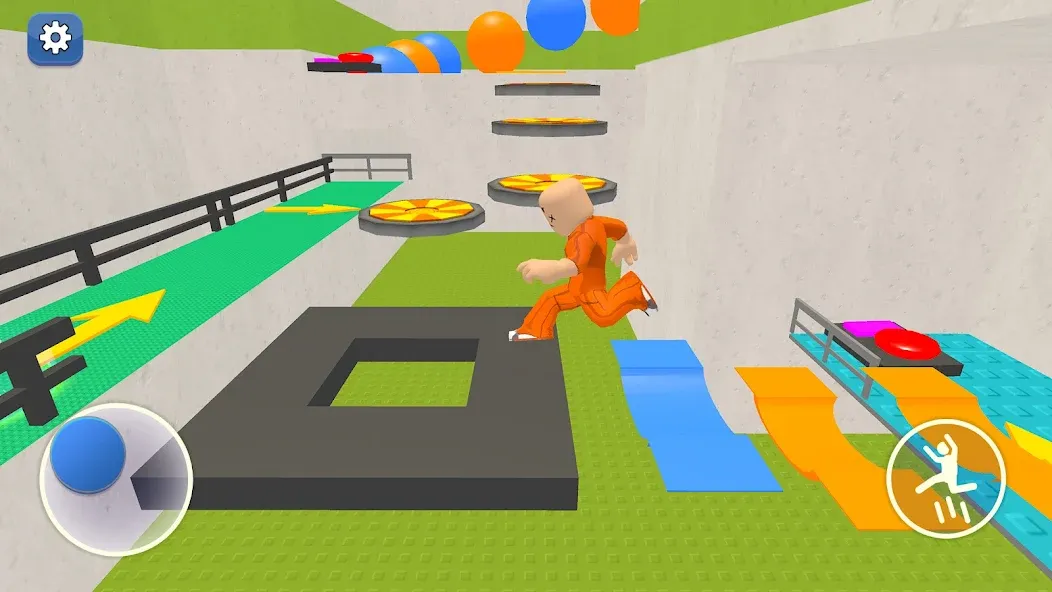 Obby Prison Escape Jump Run 3D screenshot 3