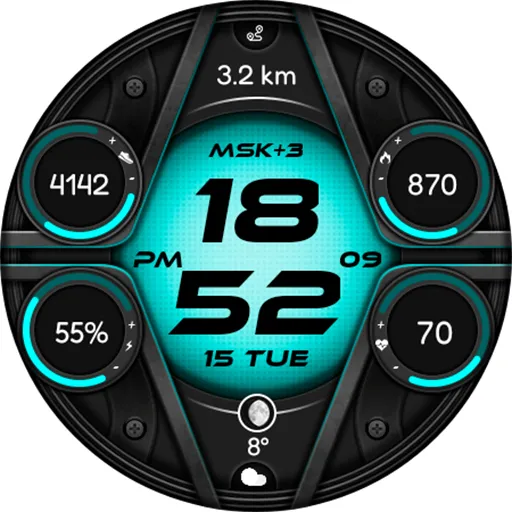 Digital Omekewi Watch face screenshot 23