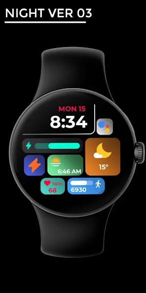 Night ver 03 - watch face screenshot 1