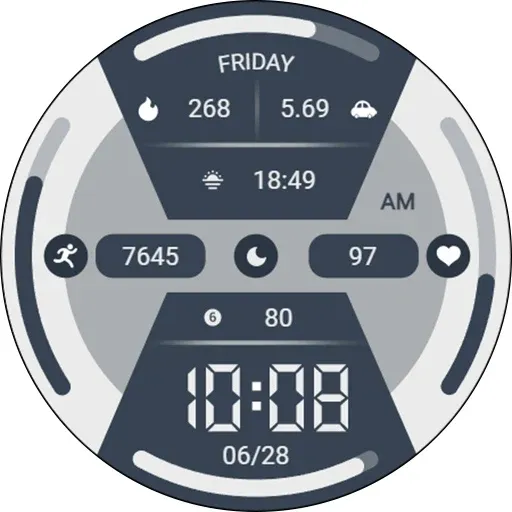 Blue Colors For Wear OS screenshot 34