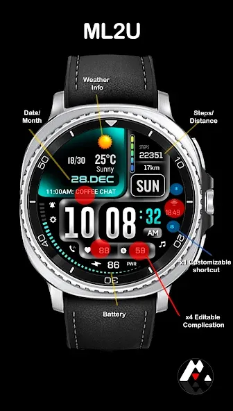 ML2U 367 Watch Face screenshot 2
