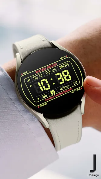 JJ-Digital030 Watch Face screenshot 2
