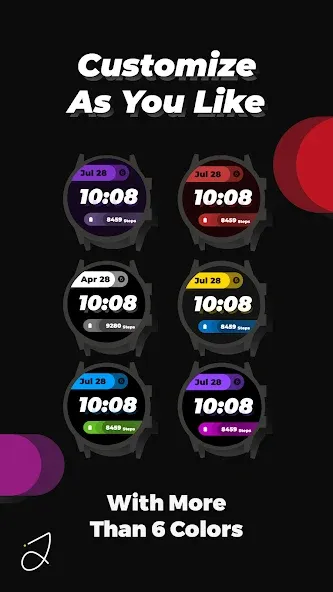 Simple Shadow Watch Face screenshot 4