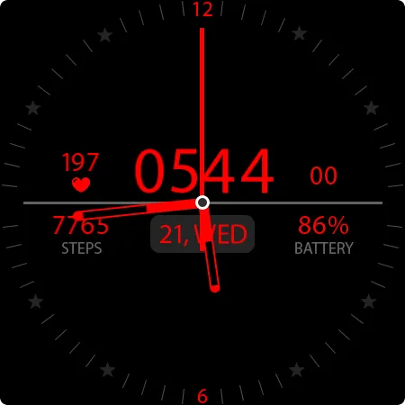 Key039 Analog Watch Face screenshot 26