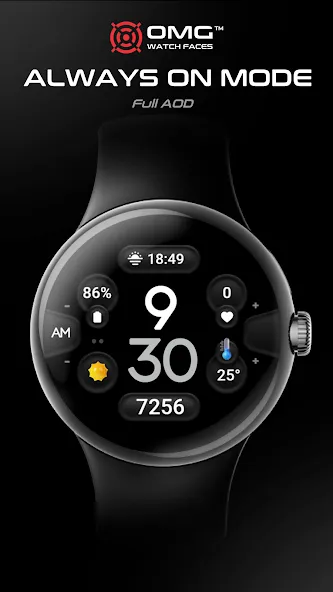 OMG 31 Digital Watch Face screenshot 6