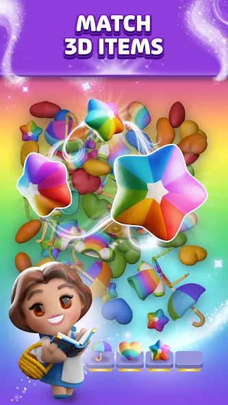 Disney Magic Match 3D screenshot 1