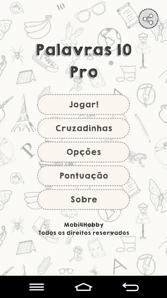 Palavras Cruzadas 10 Pro screenshot 1