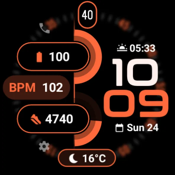 MDS11 Digital Watch Face screenshot 9