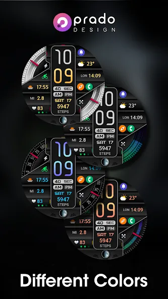 PRADO 60 Digital Watch Face screenshot 4