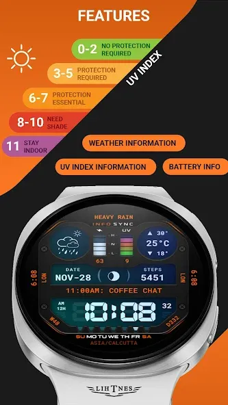 InfoSync Watch Face 134 screenshot 3