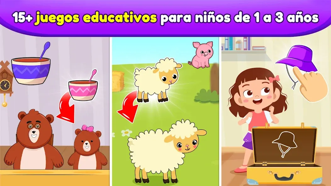 Juegos para bebés de 1-3 años screenshot 19