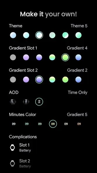 InfoBlock Watch Face screenshot 3
