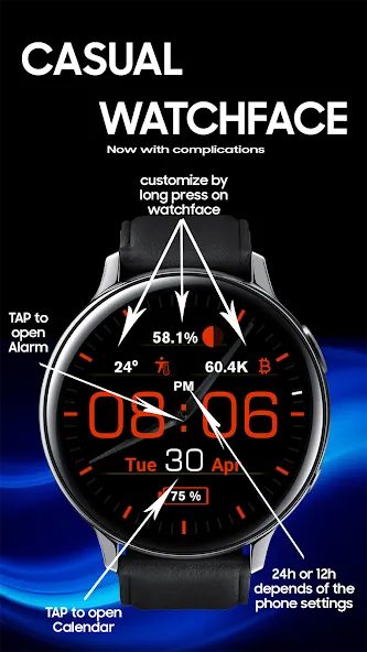 Casual Watch AKM Wear OS screenshot 5