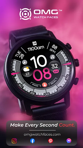 OMG 340 - Minimal Watch Face screenshot 4