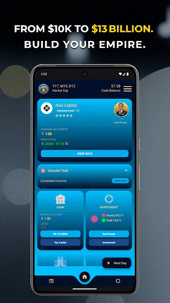 Hero Investor: Business Tycoon screenshot 1