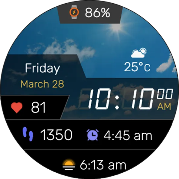Digitec Pro Watch Face Wear OS screenshot 21