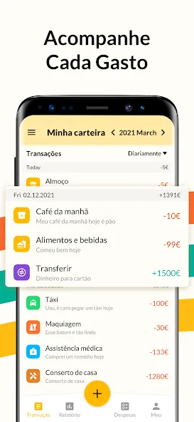 Money Tracker - Orçamento screenshot 2