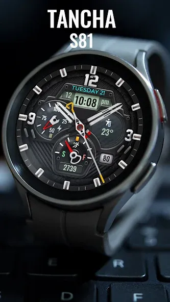 Tancha S81 Hybrid Watch Face screenshot 2