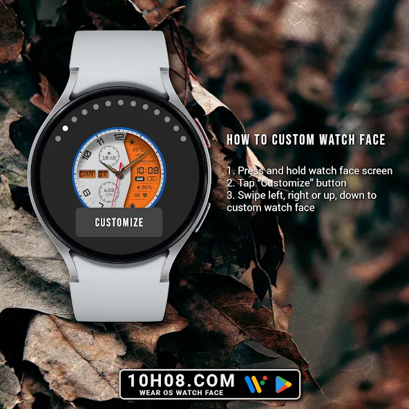 Watch face 10h08.com #114 screenshot 7