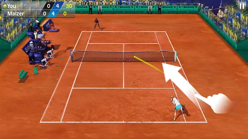 Estalido Tênis 3D - Tennis screenshot 3